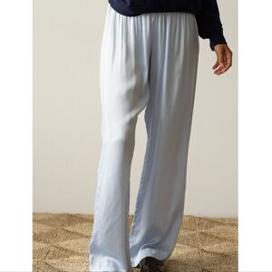 DONNI SIMPLE SILKY PANT IN CLOUD BLUE